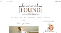 Desktop Screenshot of homewardfounddecor.com